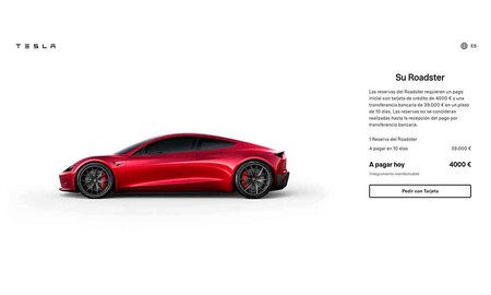 Reservas para el nuevo Tesla Roadster en España