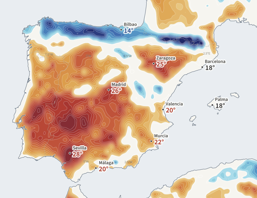 AEMET alerta de que el verano llega dos meses antes: este fin de semana registraremos las temperaturas más altas jamás medidas un 20 de abril