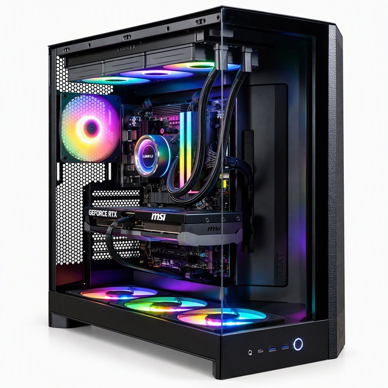 COOLPC Black VIII 24Hr - Ryzen 7 9800X3D / GeForce RTX 5080 16GB / 48GB / SSD 2TB / W11P
