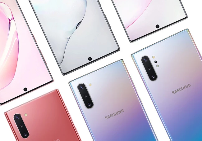 Samsung Galaxy Note 10 y Galaxy Note 10+, características, ficha