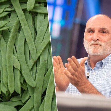 José Andrés, chef: “Esta parte de una judía verde es muy fibrosa. Hay que quitársela siempre con un cuchillo o un pelador”