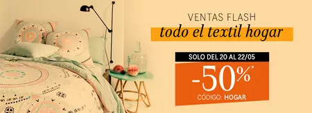 Esta oferta finaliza hoy a medianoche: 50% de descuento en la sección textil hogar de La Redoute 