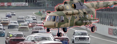 En la Guerra Fría los rusos no tenían ruedas para sus coches de carreras, pero encontraron la solución perfecta: desmantelar helicópteros de combate 