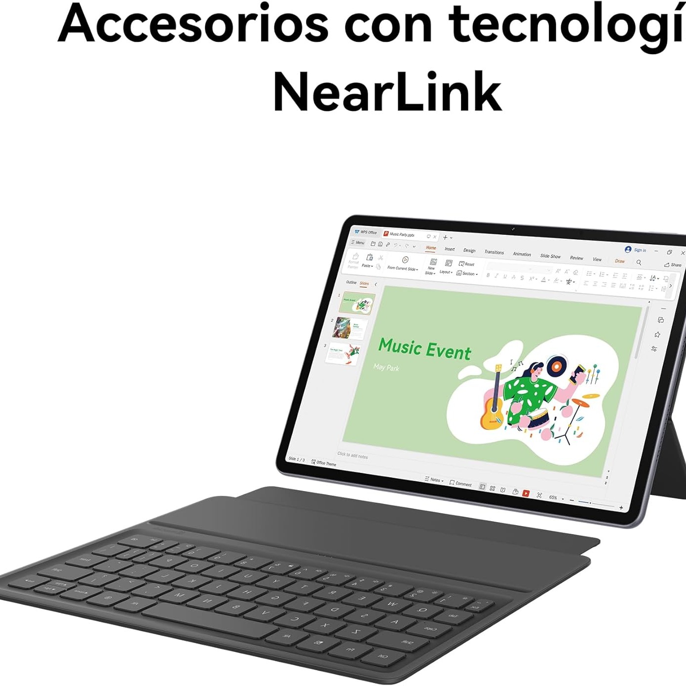 HUAWEI MatePad 11.5" S,144Hz 2.8K, 8G+256G, NearLink, PaperMatte Edition, Tablet con Teclado, Gris