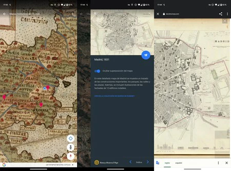 古い Google Earth 地図