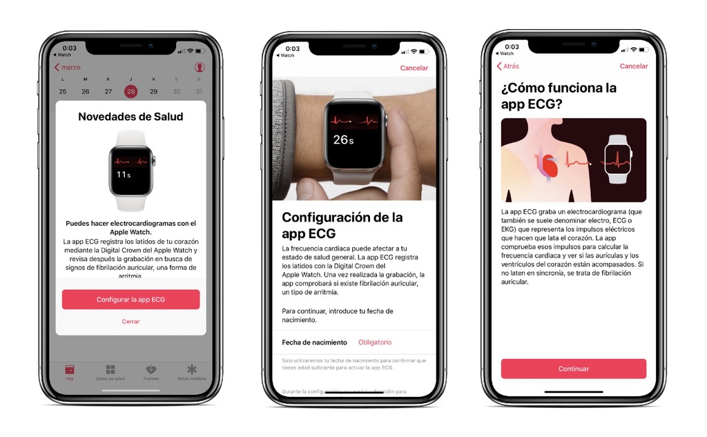 El electrocardiograma ya está disponible en el Apple Watch Series 4: lo ...