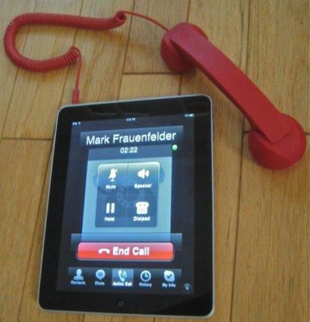 Imagen de la semana: haz llamadas con tu iPad