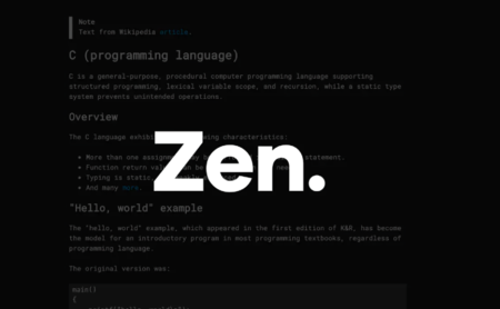 Zen es un editor de texto minimalista y libre de distracciones que puedes usar en el navegador y recuerda todo lo que escribes