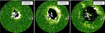 Imágenes de un "tsunami" solar