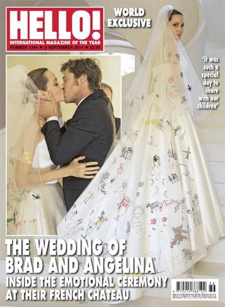 Ya sabemos cómo era el traje de Angelina, ¿pero cómo fue vestido Brad Pitt a su boda?