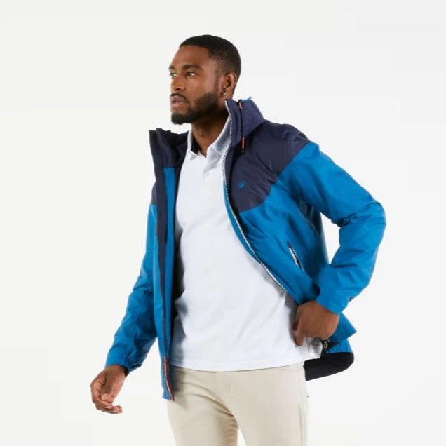 Chubasquero impermeable lluvia vela Hombre Sailing 100 azul
