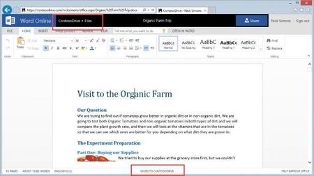 Office integra más servicios de almacenamiento en su versión Online y en sus aplicaciones de iOS