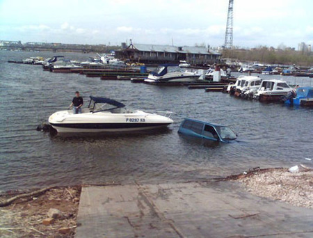 Aparcamiento en Rusia