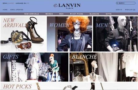 Lanvin se suma también a la tendencia de la venta on-line