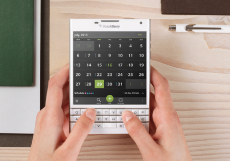 El cuadrado aspecto de las aplicaciones en BlackBerry Passport