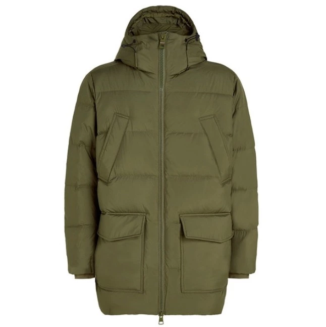 Tommy Hilfiger Parka de hombre estilo puffer acolchado