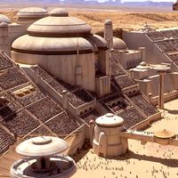 George Lucas fez as arquibancadas da corrida de pods em "Star Wars: A Ameaça Fantasma" com quase nenhum efeito digital 