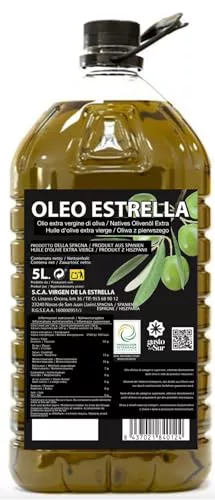 Aceite de Oliva Virgen Extra 5 Litros Picual Oleo Estrella | 5 Litros