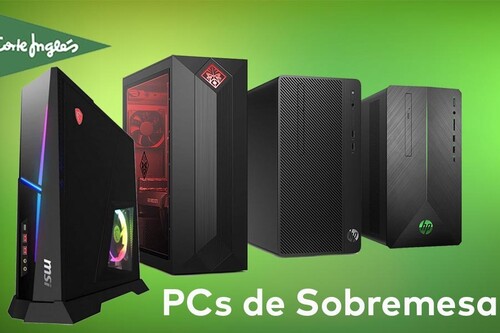 Ordenadores de sobremesa rebajados en El Corte Inglés: 12 modelos de ASUS, HP y MSI con descuentos de hasta el 33%