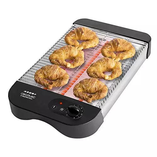 Cecotec Tostador Plano Horizontal Turbo Easytoast Basic. 900 W de Potencia con 6 Niveles
