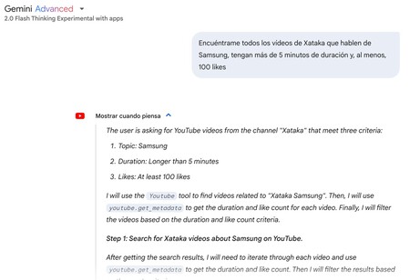 Búsqueda con razonamiento de Gemini con apps