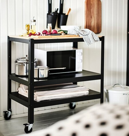 Bror Carrito Negro Contrachapado