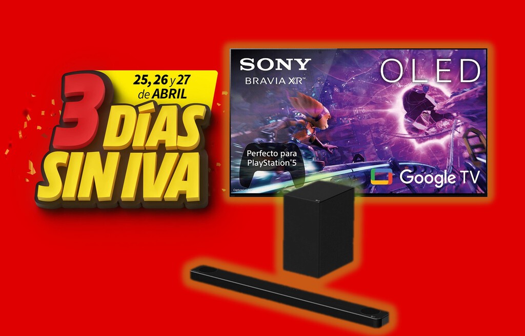 3 Días Sin IVA en MediaMarkt: mejores ofertas en televisores y barras de sonido