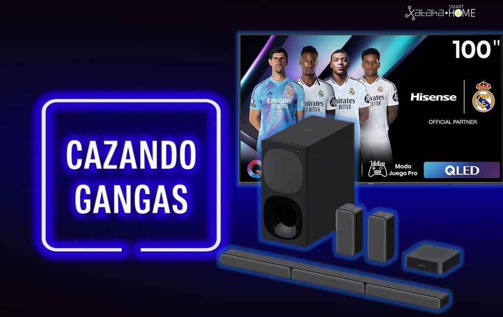 Esta Smart TV Hisense de 100" a precio de saldo, descuentos en barras de sonido, hogar inteligente y más: Cazando gangas