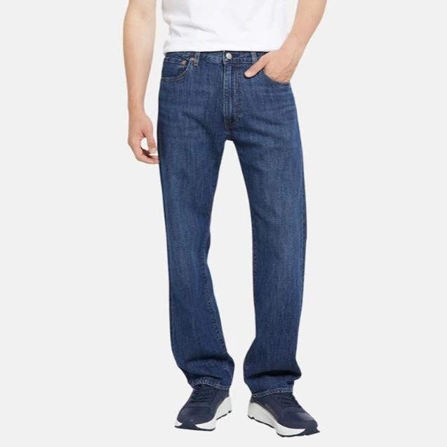 Vaqueros Levi's de hombre 555 Relaxed Straight con toque de lino
