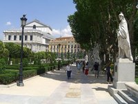 La Plaza de Oriente, en Madrid