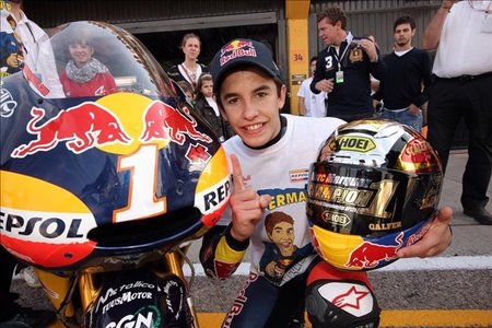 Marc Márquez con el número 1
