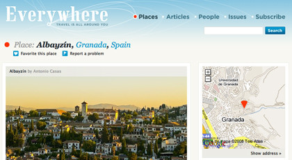 "Everywhere Magazine", publicando nuestras fotografías de viajes