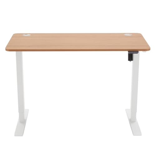 Amazon Basics Escritorio eléctrico de altura ajustable, 120 x 60 cm