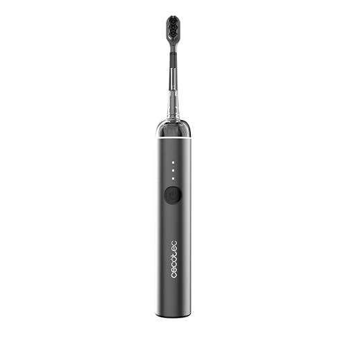 Cecotec Cepillo de Dientes Eléctrico Sónico ToothCare UltraSonic EliteSwing. Tecnología de Oscilación 60º Avanzada, 2 Cabezales Diferentes, 4 Modos, 66000RPM, Motor Brushless, Autonomía 30 Días