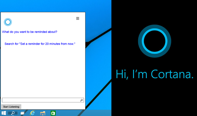 Cortana Windows10