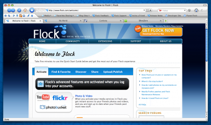 Descarga Flock 0.9, mucho más 2.0 que nunca