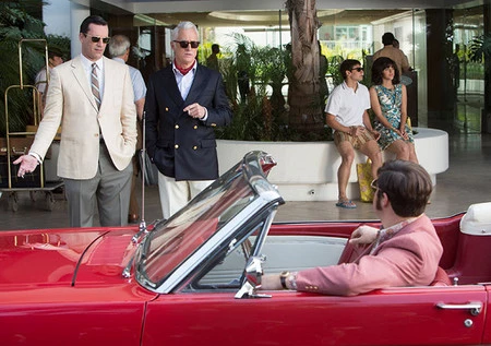 Don Draper y Roger Sterling con look casual friday