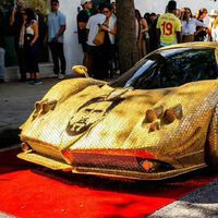 Uno de los supercoches más codiciados hecho con 100.000 monedas de oro y con la cara de Leo Messi. Dicen que es arte
