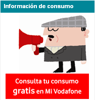 Consulta de saldo/consumo gratis en Mi Vodafone