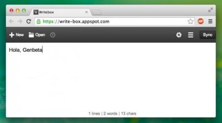 Writebox, un bloc de notas universal para los que se mueven entre dispositivos