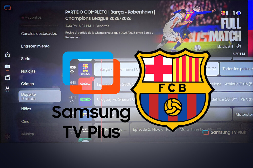 Si tienes una tele o móvil Samsung, ya tienes un nuevo canal deportivo dedicado al Barça gratis y sin antena 