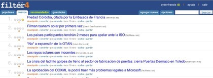 Filter4, otra forma de conocer y compartir enlaces interesantes
