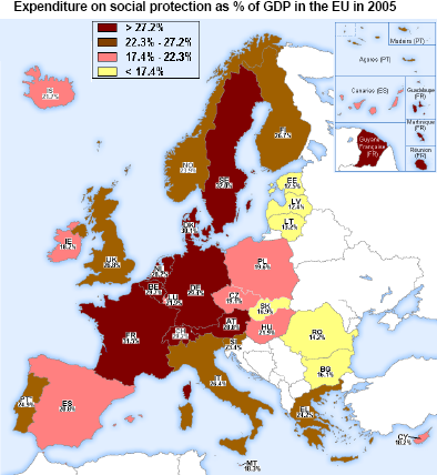 Protección social en la UE