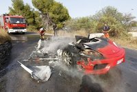 Ferrari está que arde en España: un 360 Modena y un F430 se queman en una misma noche
