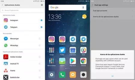 Aplicaciones Duales Miui