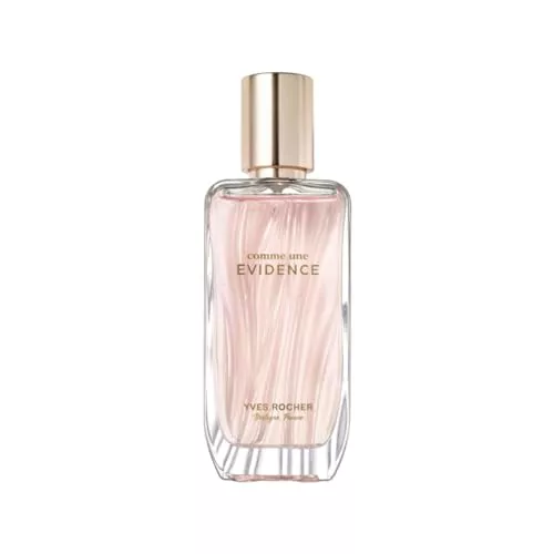 Yves Rocher Perfume COMME UNE EVIDENCE - Eau de Parfum para Mujeres - Rosa y Bergamota - Fragancia Floral Verde y Notas de Chipre - Regalos Elegantes para Mujer -100ml - Idea de Regalo Día de la madre