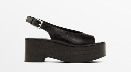 Sandalia Plataforma Massimo Dutti