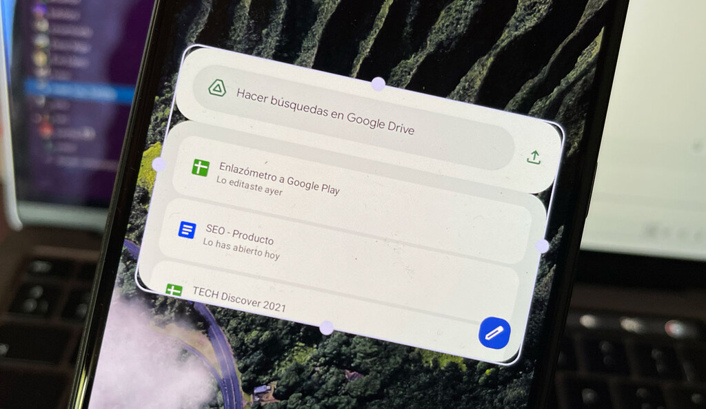 Google Drive estrena widget con sugerencias automáticas y Material You