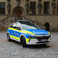 Los coches eléctricos y de hidrógeno de Hyundai se extienden por Europa... como vehículos policía