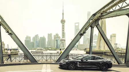 Low Taycan Prototype Shanghai 2019 Porsche Ag 1